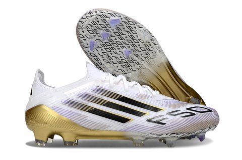 Бутсы F50 Elite FG White-Gold c-26-45 фото
