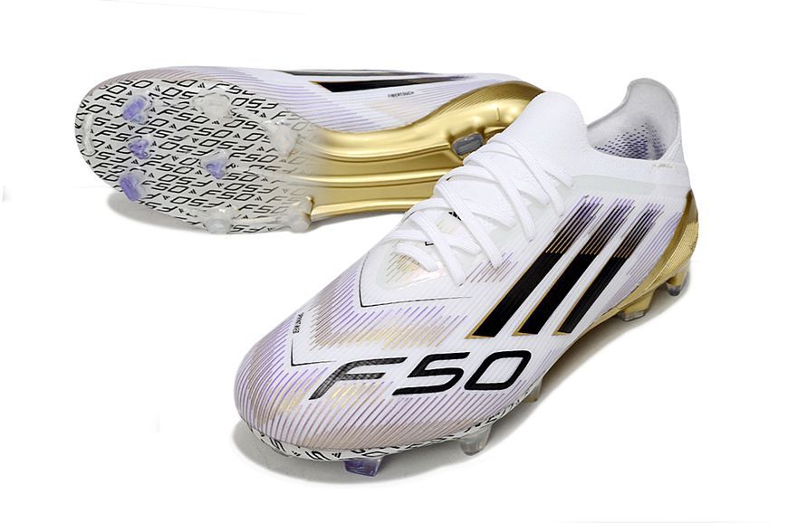 Бутсы F50 Elite FG White-Gold c-26-45 фото