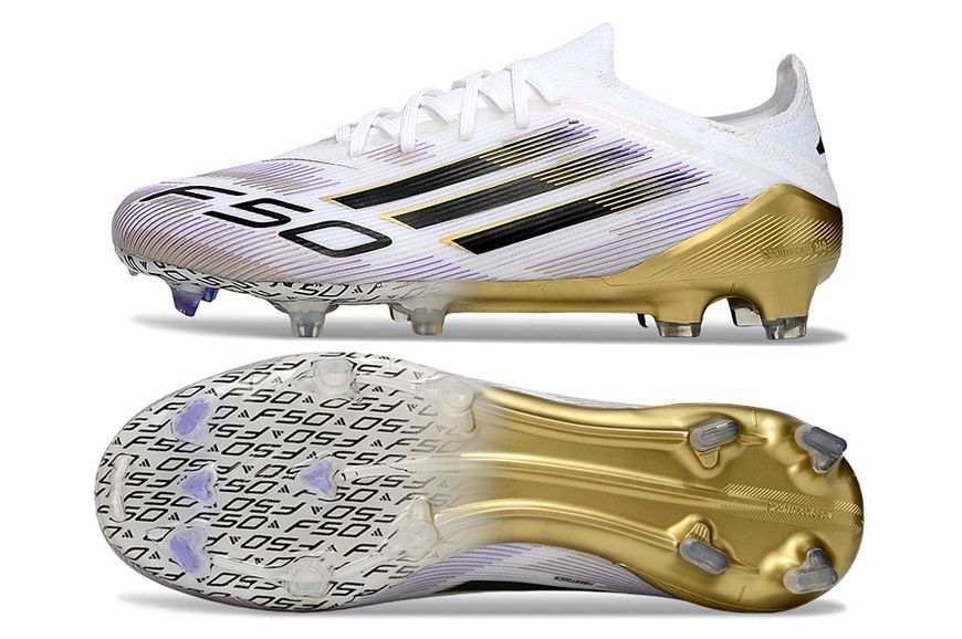 Бутсы F50 Elite FG White-Gold c-26-45 фото